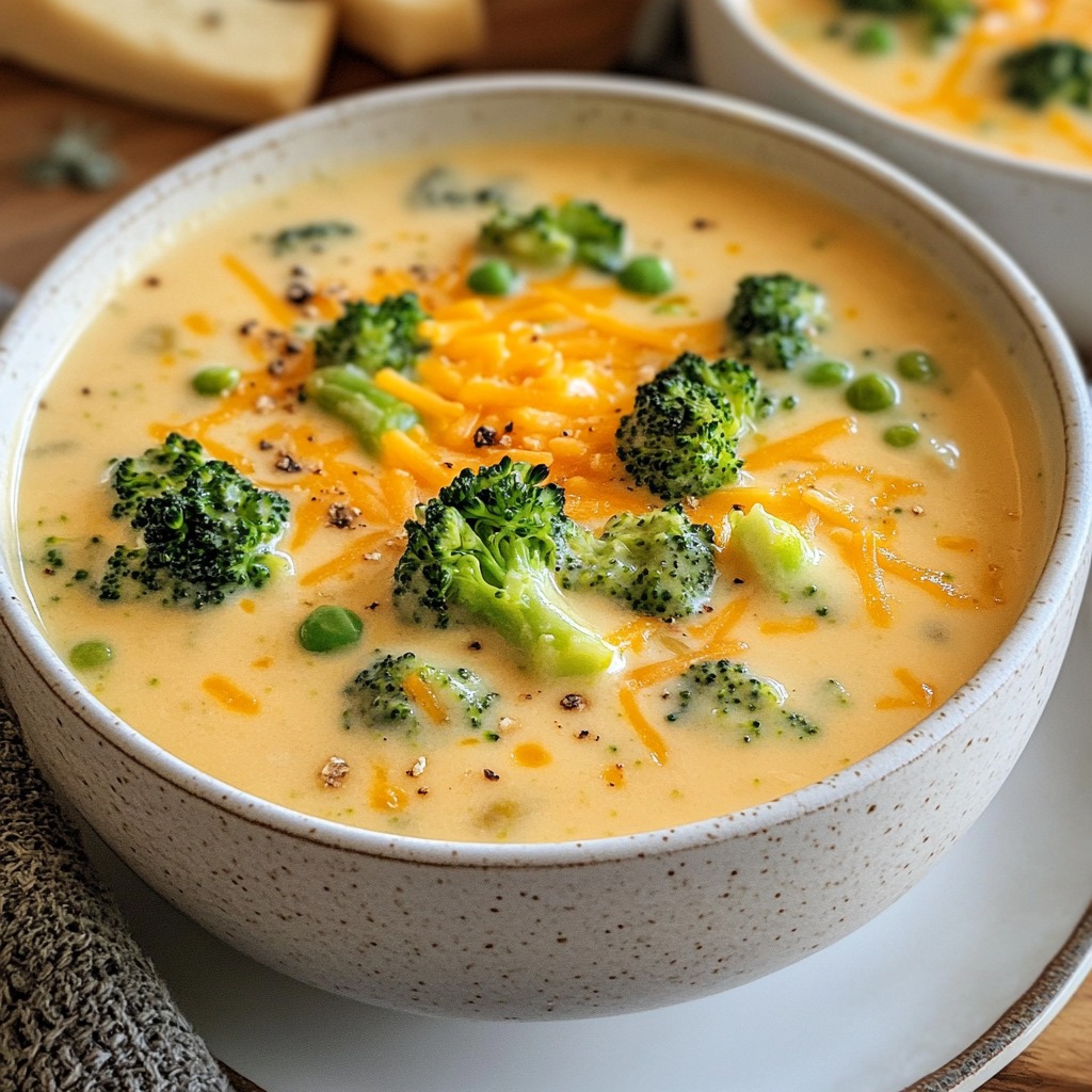 Broccoli Cheese Soup (Brokkoli-Käse-Suppe) - Swiss-Rezepte