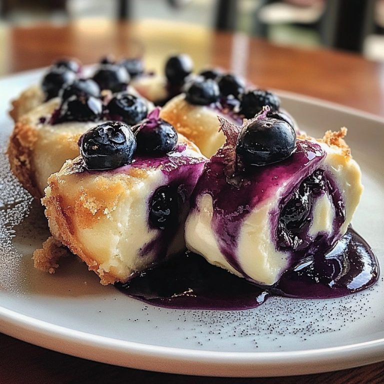 Blaubeer-Käsekuchen-Schnecken